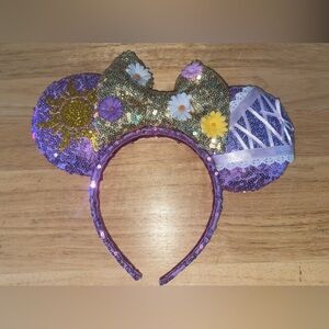 Rapunzel Purple Sequin Floral Ears